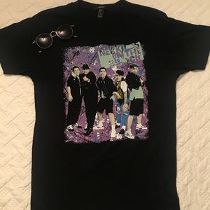 Graphic Rock Black Top - New Kids On The Block